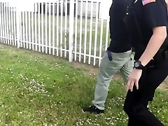 Pervert is chased through field by perverted 76 ans officers