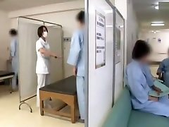 japanese nurse handjob , blowjob and male public wetting service in hospital