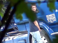 trucker piss spycam