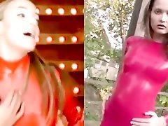 Red Latex erito porn Fetish PMV Britney Spears Oops I Did It Again