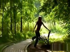 Euro wife sucks cock on nature sucking cock in forest