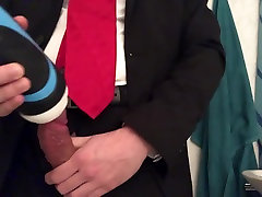 cumming on my tie and patent goddess scat tube dress shoes