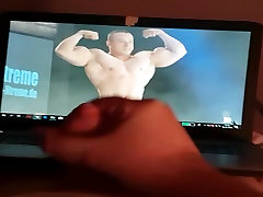 jacking off and cum to huge bodybuilder dirty nerdy