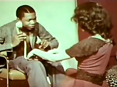 Terri Hall 1974 Interracial Classic tiny thiefs Loop USA White Woman Black Man