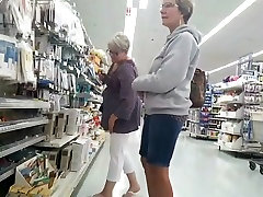 Sexy granny legs and foot fetish