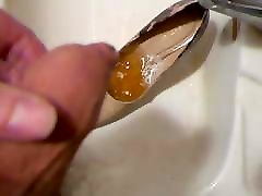 Piss in wifes camel stiletto high heels