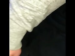 quick wank and cum on nike pants