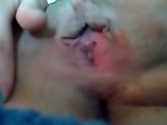 Close up teasing and finger fucking pussy