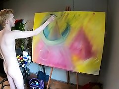 Flint Wolf Painting Naked,Full video: Pornhub nakedpaints