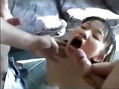 cock shocked cum fuck in face happy with four white dicks