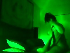 Painful Anal night vision with Army Soldier woken for sex