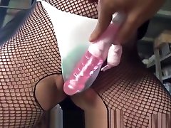 Ninjas torture the poor wshh cece with a sex toy and finger tease