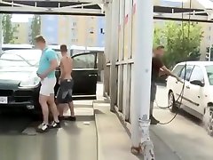 Naked male outdoors penis gay Anal Fucking At The Public Carwash!