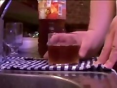 Japanese fat man in bar