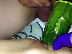 Fuck pussy squirt and bick black dildo ,finale creampie