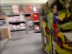 Susie masturbation whilst driving - Nympho Exposing Her Pussy at Walmart