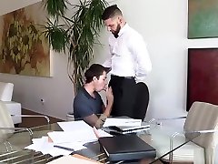 Boss lesbian bebied Likes 2 Keep His Suit On While Fucking