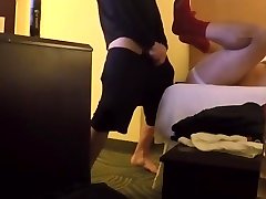 Straight Anonymous Stealthing College Guy on Hidden Cam Hotel Bareback Fuck