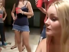 College lesbians get fucked with dildo in reality groupsex