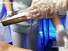 Bizarre Japanese medical exam with xxx indian scandals tube female patient