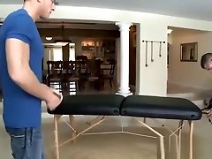 Sexy boy orders massage at home from gay bear