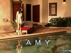 Unshaved wet pussy of Thai whore Amy is fucked doggy really hard