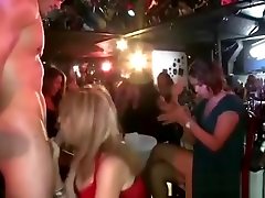 Blonde amateur sucks CFNM lara croft sex7 at CFNM party