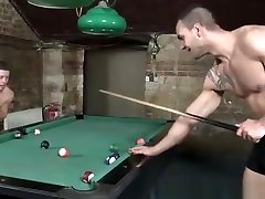 Hot hunks get hard during strip pool