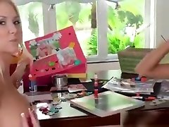 Playful Housewives Experiment With Each Others Pussies