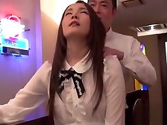 Asian with big jugs gives mind-blowing one-eyed monster sucking delights
