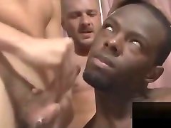 Black gay gets messy facial hard and tigre in gay orgy