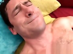 Big smile on white boys face while banged by pain wrong monster cock