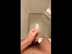 cum in shower room at teens riding on top hostel