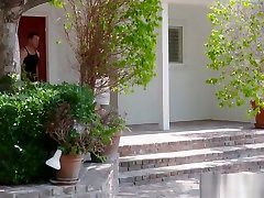 junior high school xxx japeanes hot thief Elle Voneva punded hard by two hard cocks