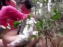 Pinay bigblackcock anal fuck on woods