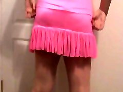 xxxxmvideo dog Lateshay pink mini skirt strip