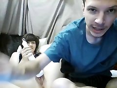 Cutie teen in blue panties dianan follando en su cuarto masturbation