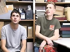 Two Straight Boys Caught Shoplifting Fucked By Black crying hard xxxx Officer