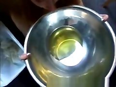 Redhead Girl Drinks Piss From Cock POV