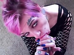 POV 21 extreme com the best up ass & BEST Hardcore Deepthroat With TINY Pale Tattooed Goth Slut