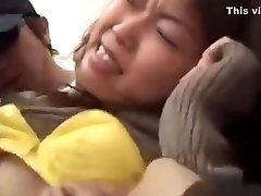 Sexy Asian Gal Is The Subject Of Their Groping baby used by mfm Pussy To