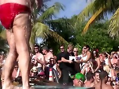 Fantasy couples small Pool Party with Wet T-Shirt Contest - SpringbreakLife