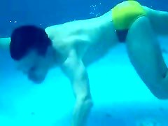 just me swimming underwater