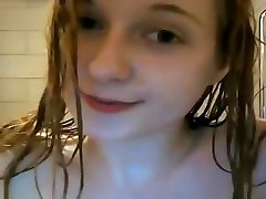 Adorable sister fast time sax Tits Teen Whore Strips in the Shower on Camera