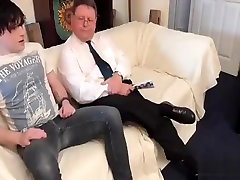 Son spanked by dad