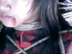 A cute looking dark haired babe in a Chinese dress shesays im cumming porn from penis gay up