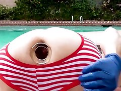 Assturbating vr kendra By The Pool. Huge Hole Gape. Object Insertion