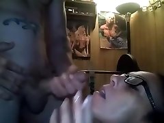 Hot colledge toilet smokes while watching him jerk off, huge facial...