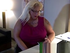 Married Secretary Squirts for Young Client