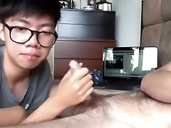 Asian Twink Gives A cum inside pussy continuously To His Boyfriend